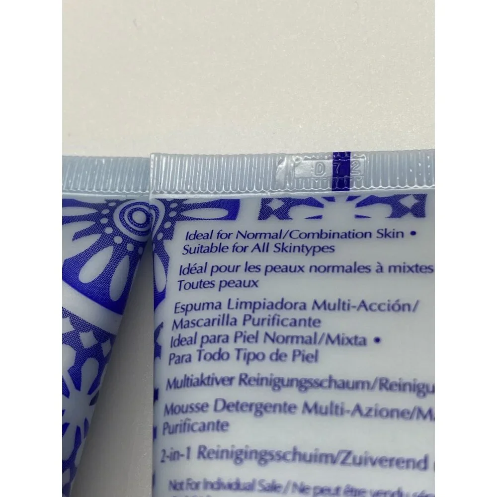 2 Estee Lauder Perfectly Clean Multi-action Foam Cleanser/ Purifying Mask, 1oz